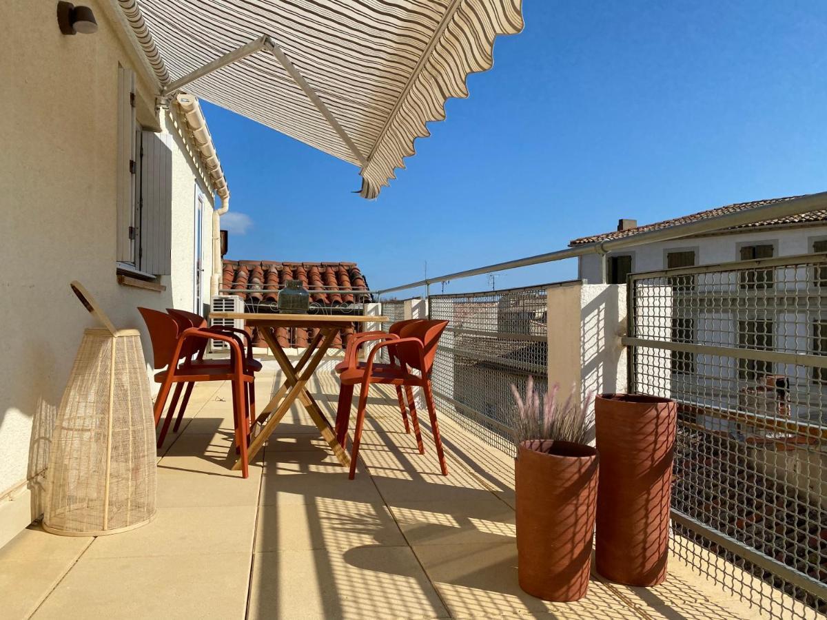 ナルボンヌLa Terrasse Sur Les Toitsアパートメント エクステリア 写真